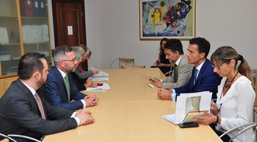 Incontro del Sottosegretario Sandro Gozi col Ministro di Stato Michael Roth