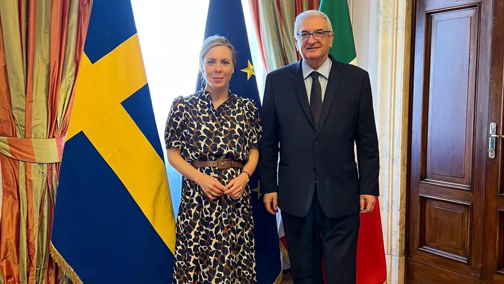 Ministro Foti, Italia e Svezia unite per un’Europa più competitiva, coesa e proiettata al futuro Ministro Foti, Italia e Svezia unite per un’Europa più competitiva, coesa e proiettata al futuro