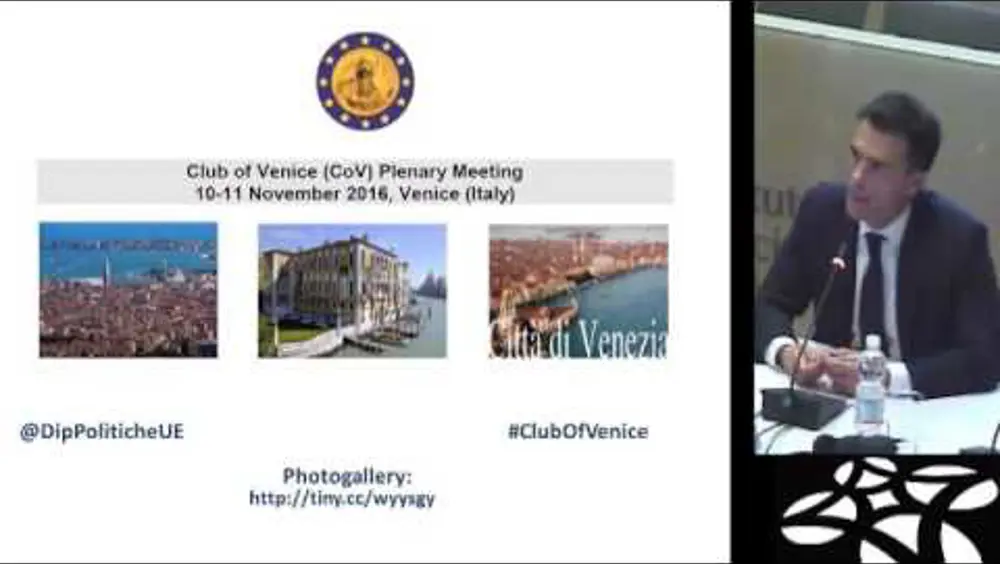 Club di Venezia, intervento di Gozi Club di Venezia, intervento di Gozi