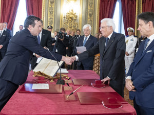 Sergio Mattarella e Vincenzo Amendola