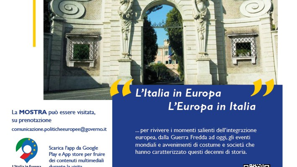 La mostra "L'Italia in Europa – L'Europa in Italia" torna a Roma La mostra "L'Italia in Europa – L'Europa in Italia" torna a Roma