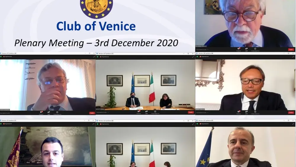 Club di Venezia - Plenaria autunnale 2020 Club di Venezia - Plenaria autunnale 2020