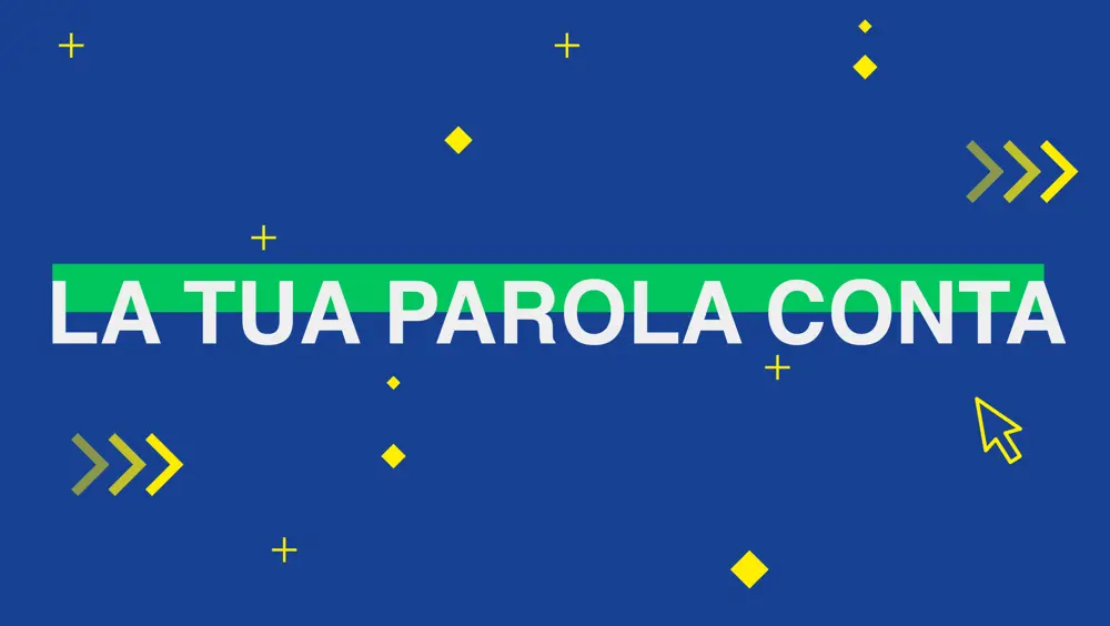 Campagna di comunicazione sulla Conferenza sul futuro dell'Europa: “La tua parola conta” Campagna di comunicazione sulla Conferenza sul futuro dell'Europa: “La tua parola conta”