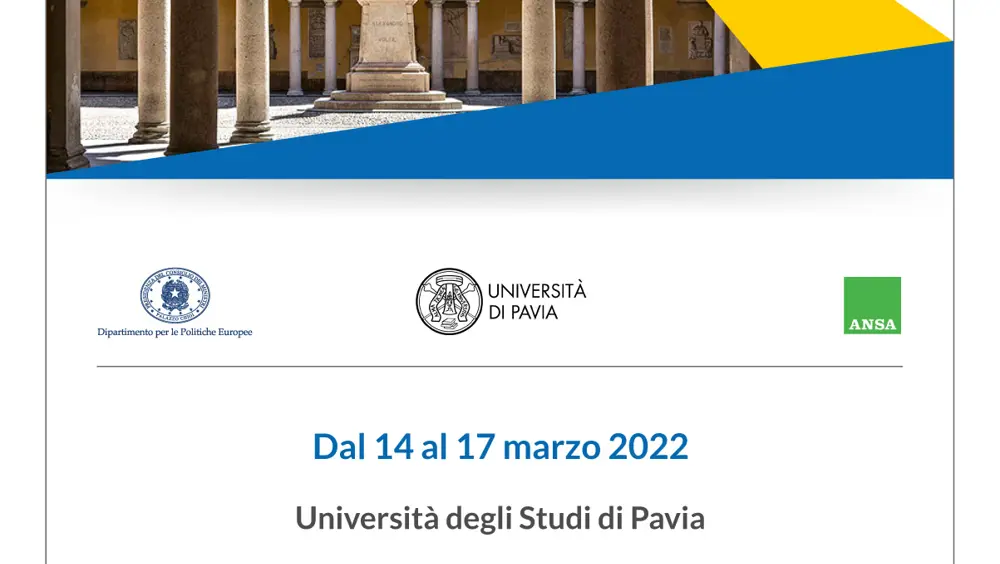 Pavia ospita "L'Italia in Europa - L'Europa in Italia" Pavia ospita "L'Italia in Europa - L'Europa in Italia"