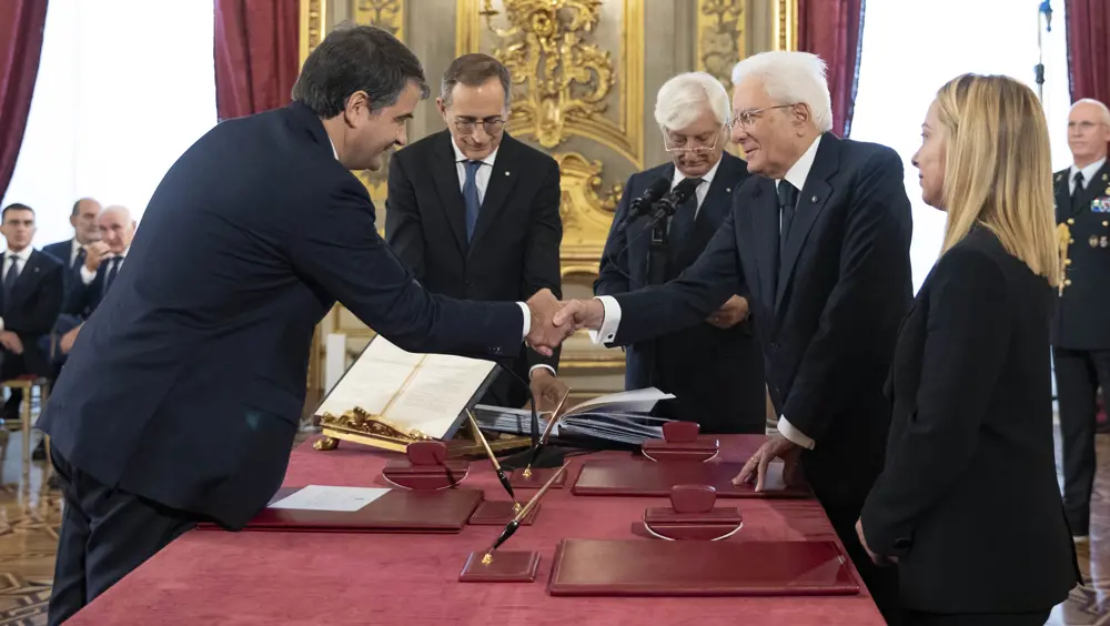 Raffaele Fitto è il nuovo Ministro per gli Affari Europei, il Sud, le Politiche di Coesione e il PNRR