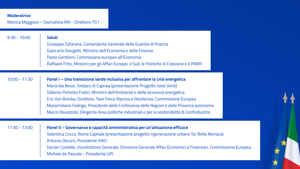 Evento annuale PNRR 2022 Evento annuale PNRR 2022