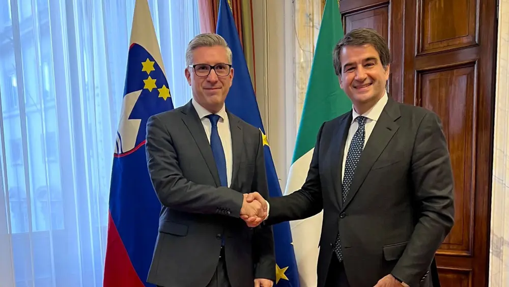 Ministro Fitto incontra il Ministro sloveno Stučin Ministro Fitto incontra il Ministro sloveno Stučin
