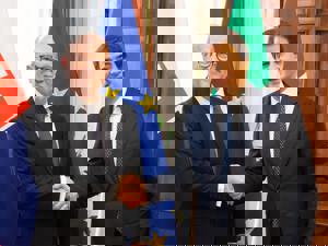 Raffaele Fitto e Ratislav Kacer