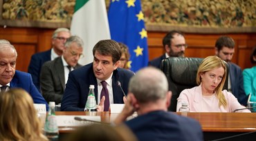 Il Presidente Giorgia Meloni e il Ministro Fitto 