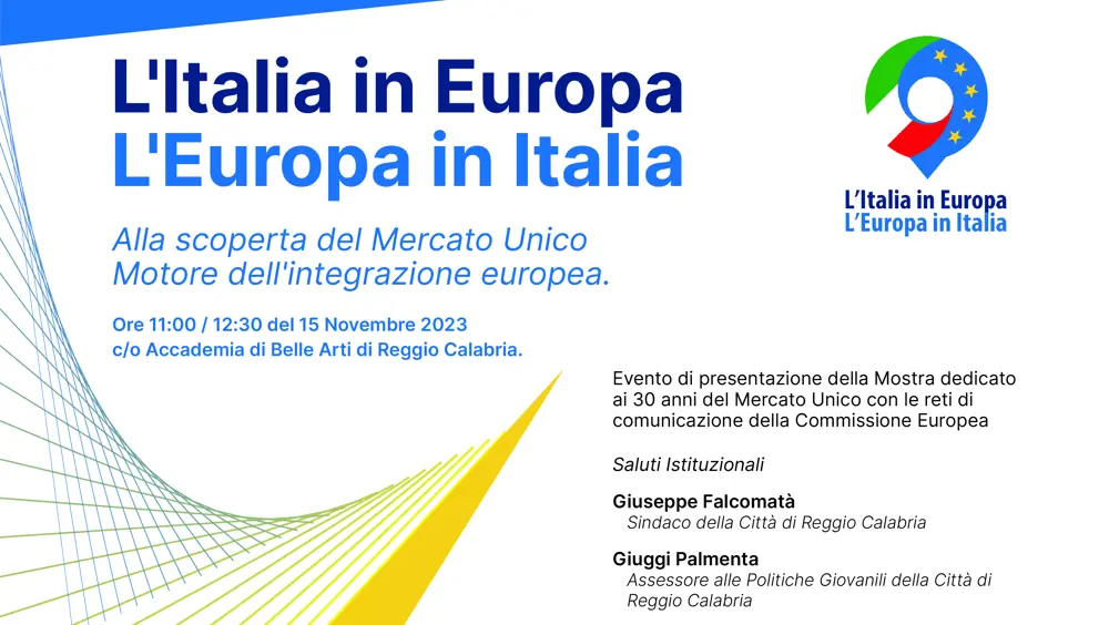 Accademia di Belle Arti di Reggio Calabria ospita la mostra "L'Italia in Europa – L'Europa in Italia" Accademia di Belle Arti di Reggio Calabria ospita la mostra "L'Italia in Europa – L'Europa in Italia"