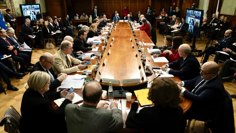 Quinta, sesta e settima rata del PNRR: a Palazzo Chigi la Cabina di Regia PNRR, presieduta dal Presidente del Consiglio dei ministri, Giorgia Meloni Quinta, sesta e settima rata del PNRR: a Palazzo Chigi la Cabina di Regia PNRR, presieduta dal Presidente del Consiglio dei ministri, Giorgia Meloni
