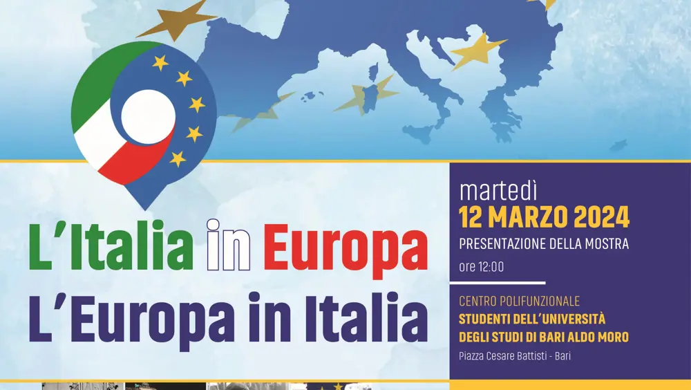 Bari ospita la mostra del Dipartimento dedicata alla storia dell'Unione Europea Bari ospita la mostra del Dipartimento dedicata alla storia dell'Unione Europea