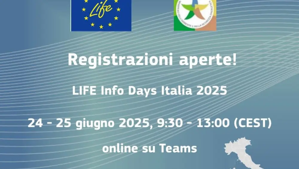 LIFE Info Days Italia 2025: due giornate online per conoscere le opportunità del Programma UE per l’ambiente e il clima